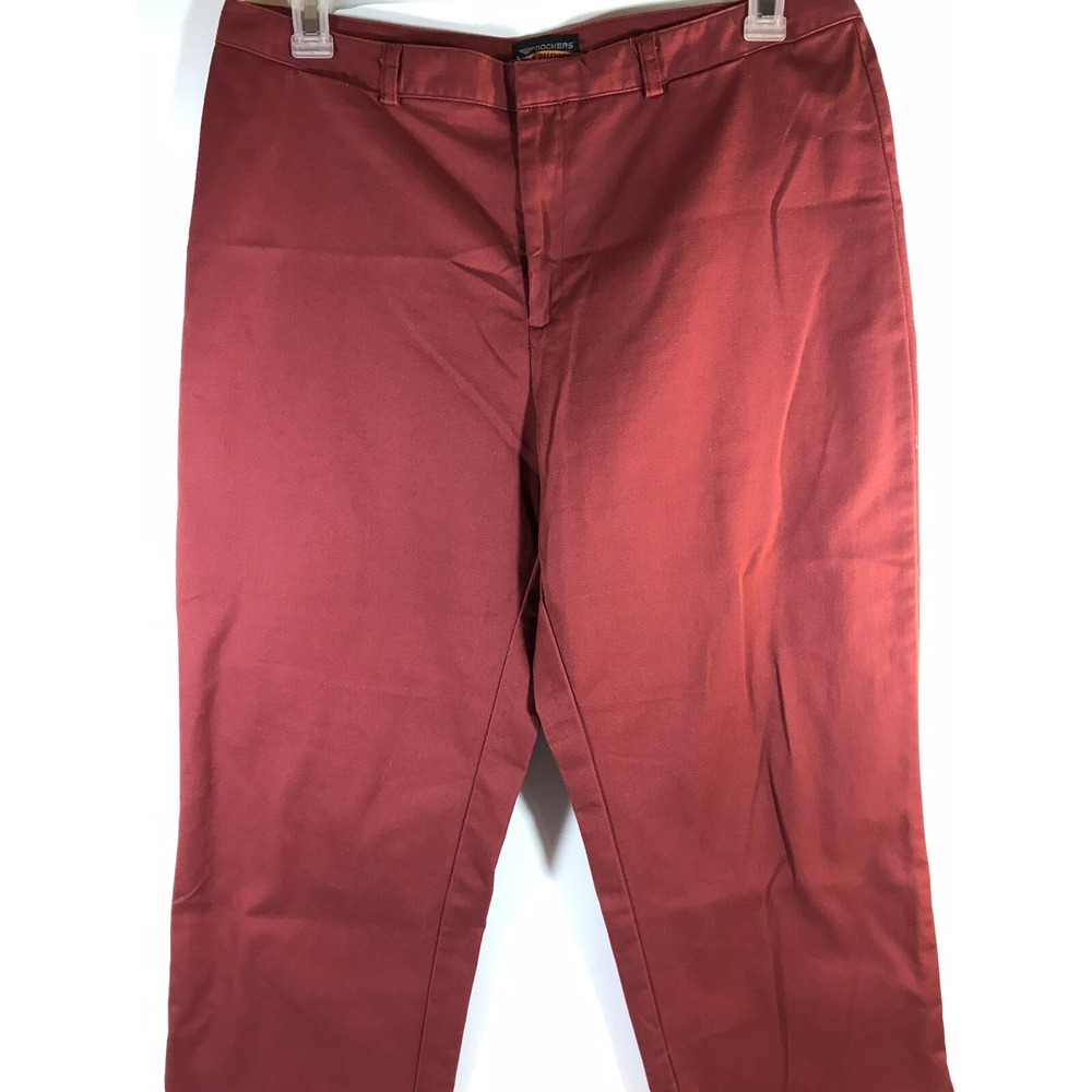 womens dockers 16‎ stain defender brown capri Cropped Pants